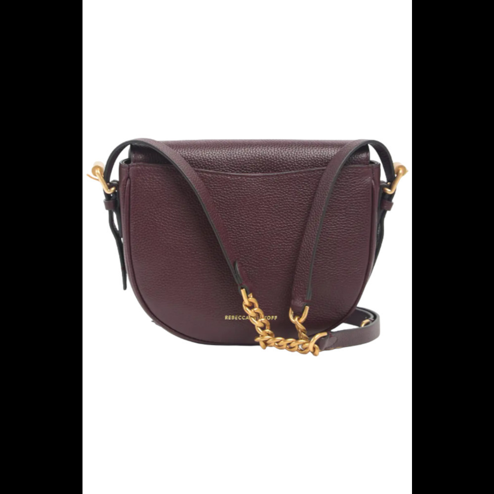 Rebecca Minkoff Megan Mini Saddle Bag Malbec - Picture 2 of 4